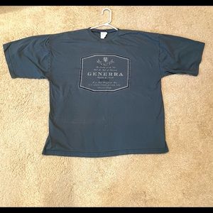Vintage GENERRA tee shirt dark gray very good condition